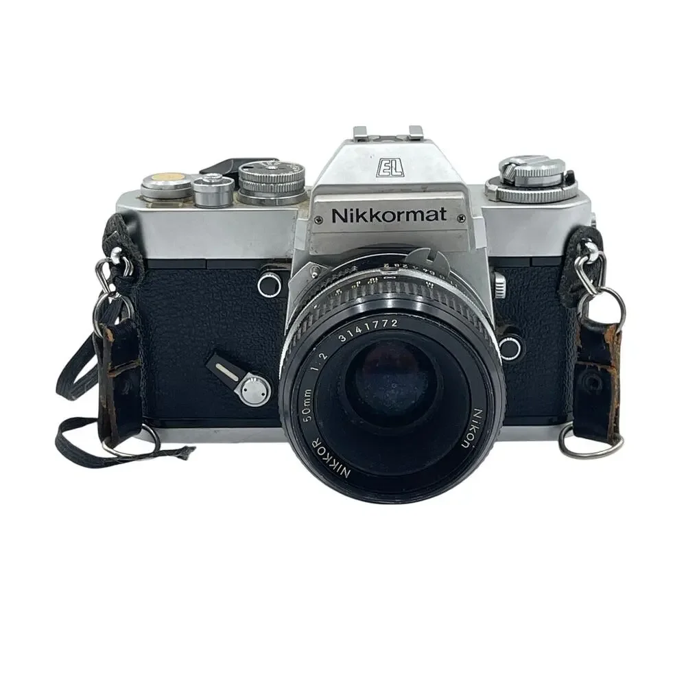 Nikon Nikkormat EL Film Camera with 50mm f1.4 Nikkor-S Lens As Is